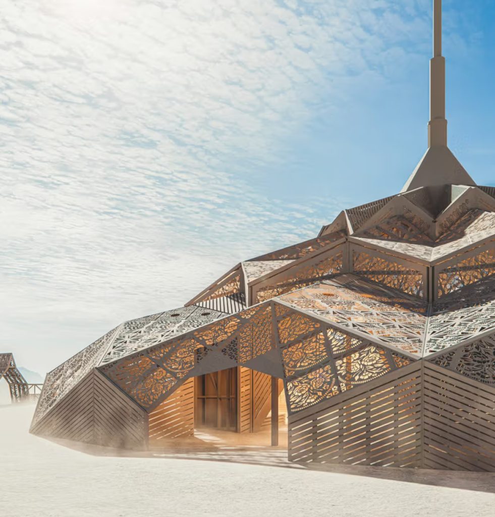 https hypebeast.com image 2023 08 burning man renderings 2023 festival temple of the heart 4 11