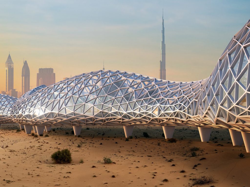 the loop urb dubai architecture cycling highway dezeen 2364 col 2