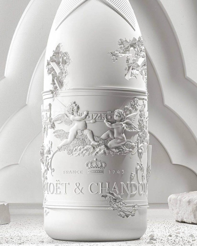 Moët & Chandon limited-edition bottles designed by Daniel Arsham-1