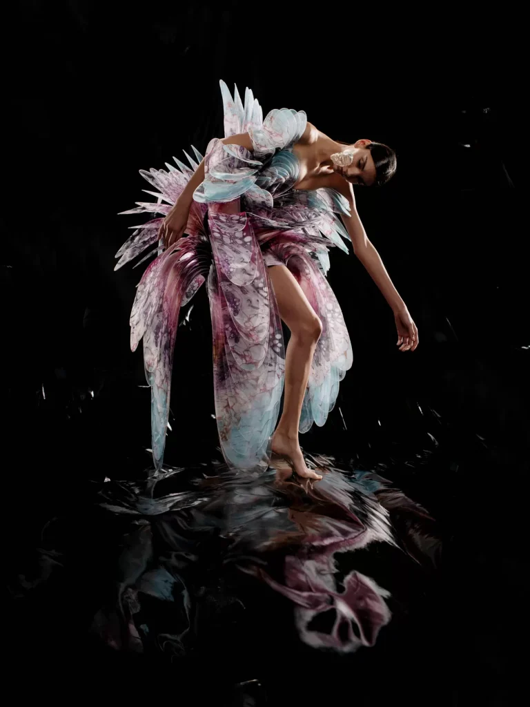 DAVID UZOCHUKWU for IRIS VAN HERPEN 
Hydrozoa Dress, Sensory Seas Collection, 2020