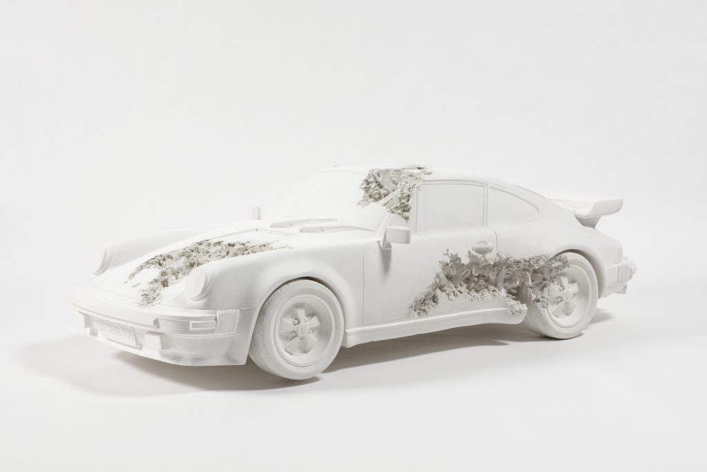 Quartz Eroded Porsche 930 Photo credit Guillaume Ziccarelli Courtesy Daniel Arsham and Perrotin 4 2