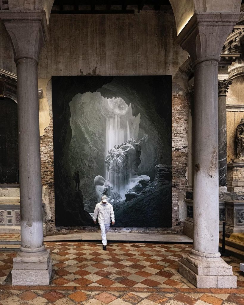 Daniel Arsham at the Venice biennale