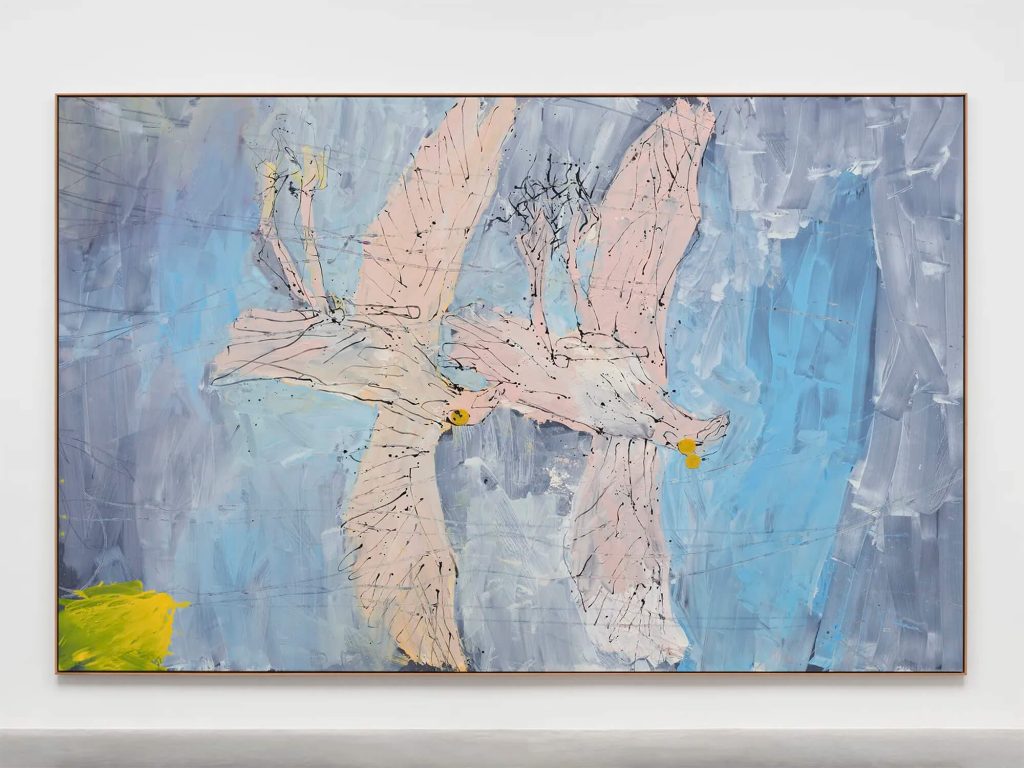 GEORG BASELITZ, Bob fliegt in den Himmel (Bob Flies up into the Sky), 2023