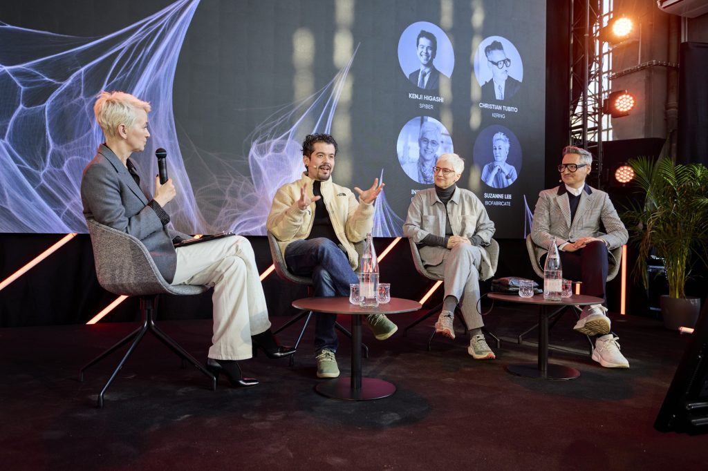 Spiber-Eileen-Fisher-and-Kering-panel-at-Biofabricate-Paris-Summit_Photo-Credit-Robert-Leslie.jpg
